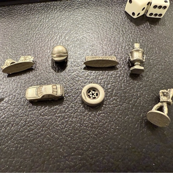 NASCAR Monopoly Game Vintage Official Collectors Edition 8 Pewter Tokens - Picture 9 of 9
